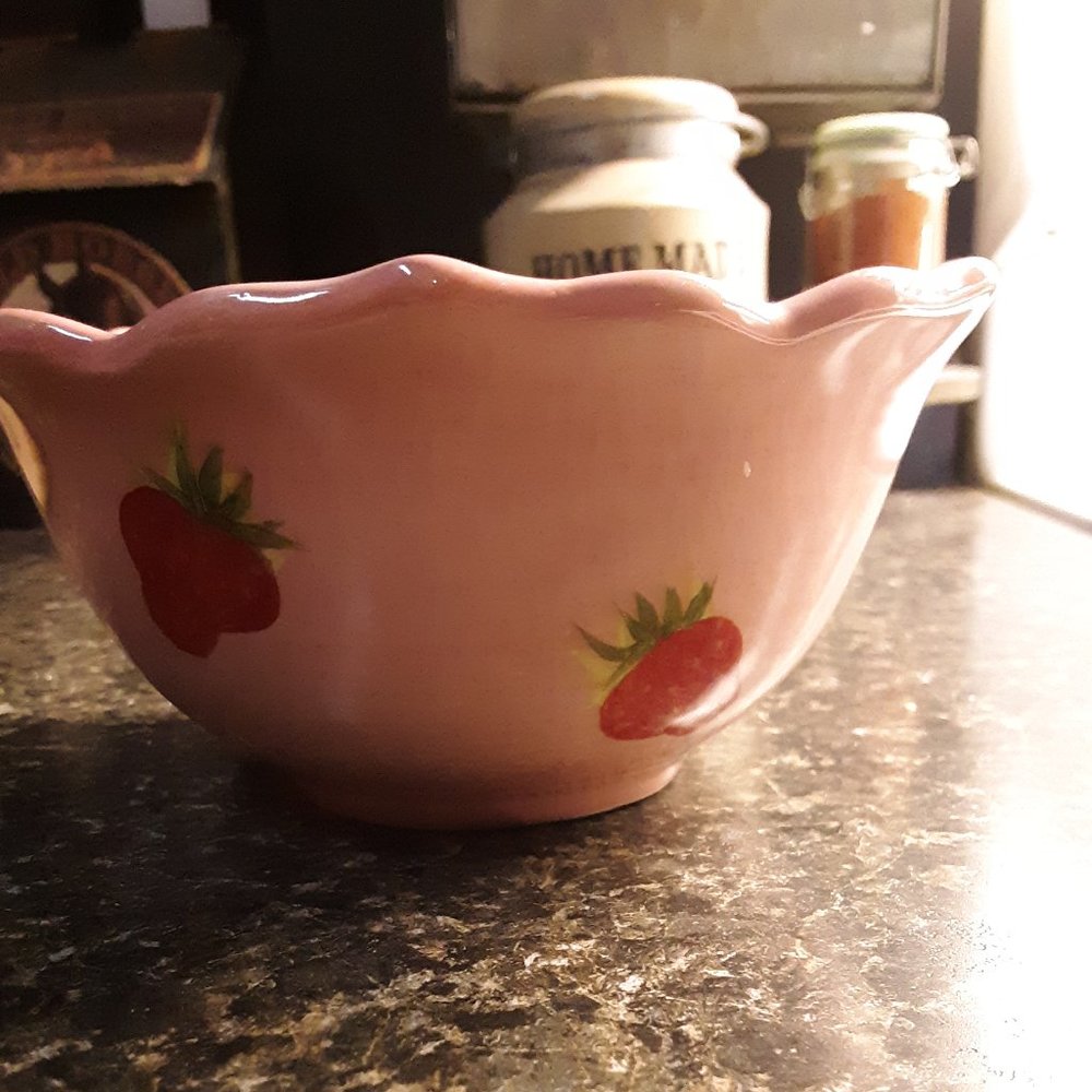 Cute Little Strawberry Bowl